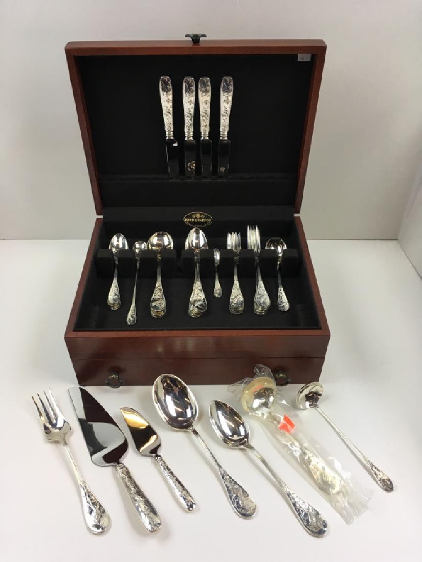 34 PCS OF TIFFANY & CO "AUDUBON" STERLING FLATWARE (1 of 12)