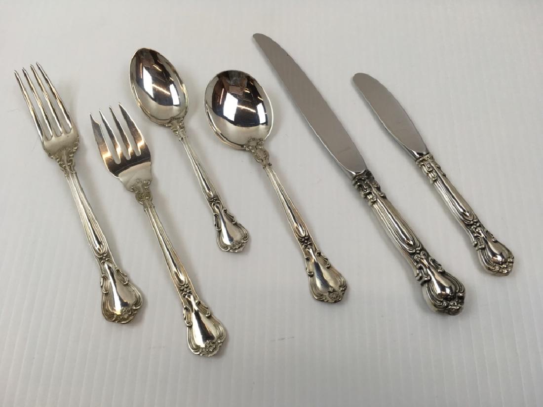 STERLING 6 PC PLACE SETTING OF CHANTILLY BY GORHAM (1 of 4)