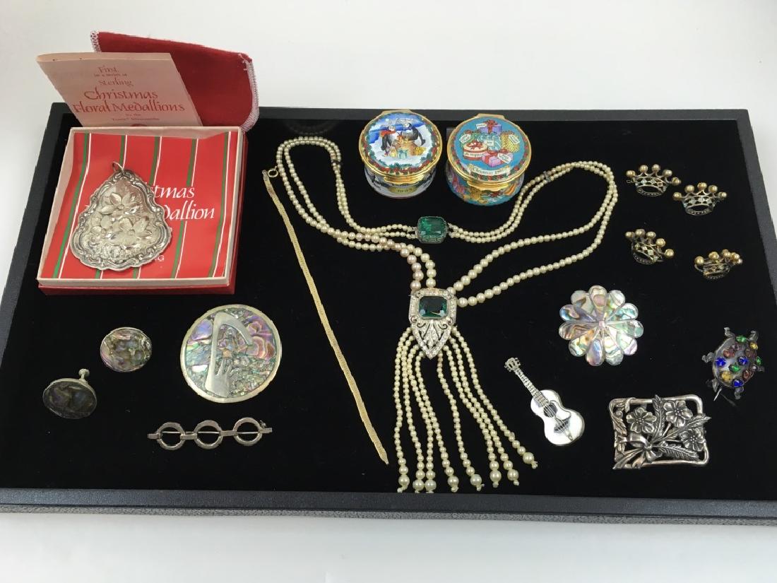 18 PCS OF ASSORTED JEWELRY & HALCYON DAYS BOXES (1 of 20)
