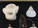 8 PCS - CHINESE CARVED STONE & PORCELAIN MONKEY - 4