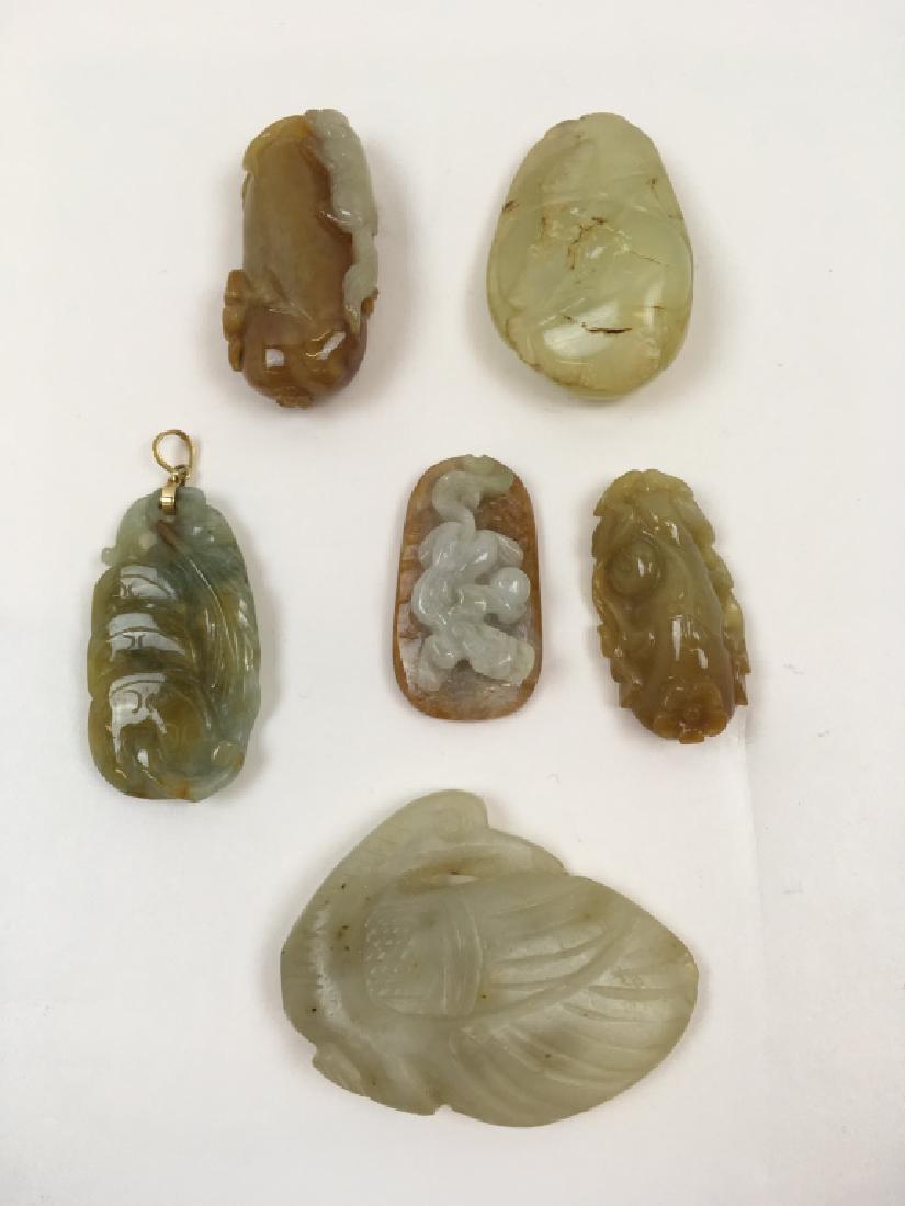 5 PCS OF CHINESE CARVED STONE (1 of 7)