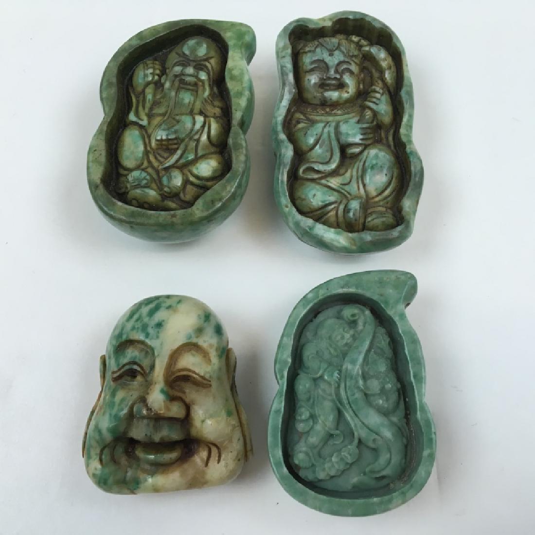4 PCS OF CHINESE CARVED STONE (1 of 7)