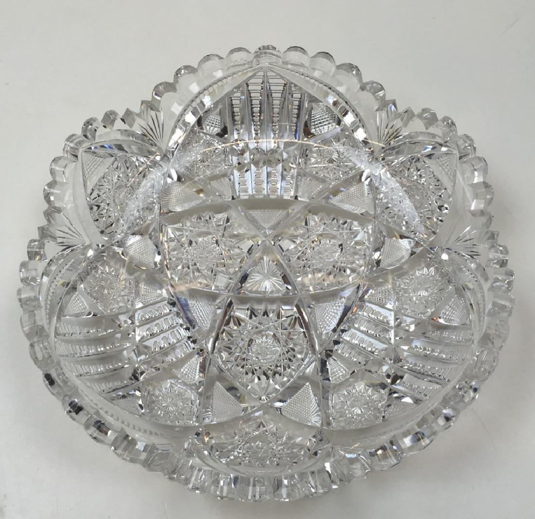 SIGNED LIBBEY CUT GLASS BOWL (1 of 17)