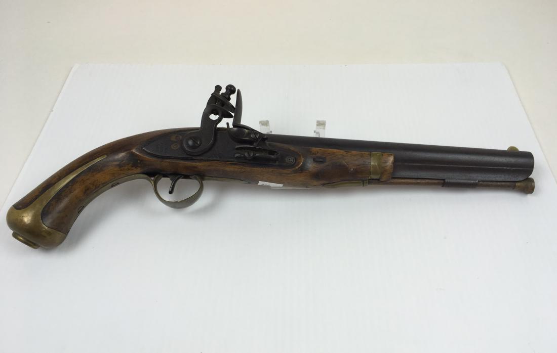 REPRODUCTION MODEL 1807 HARPERS FERRY: Centennial (Belgium) Bright 10” Single Shot Flintlock Pistol nice