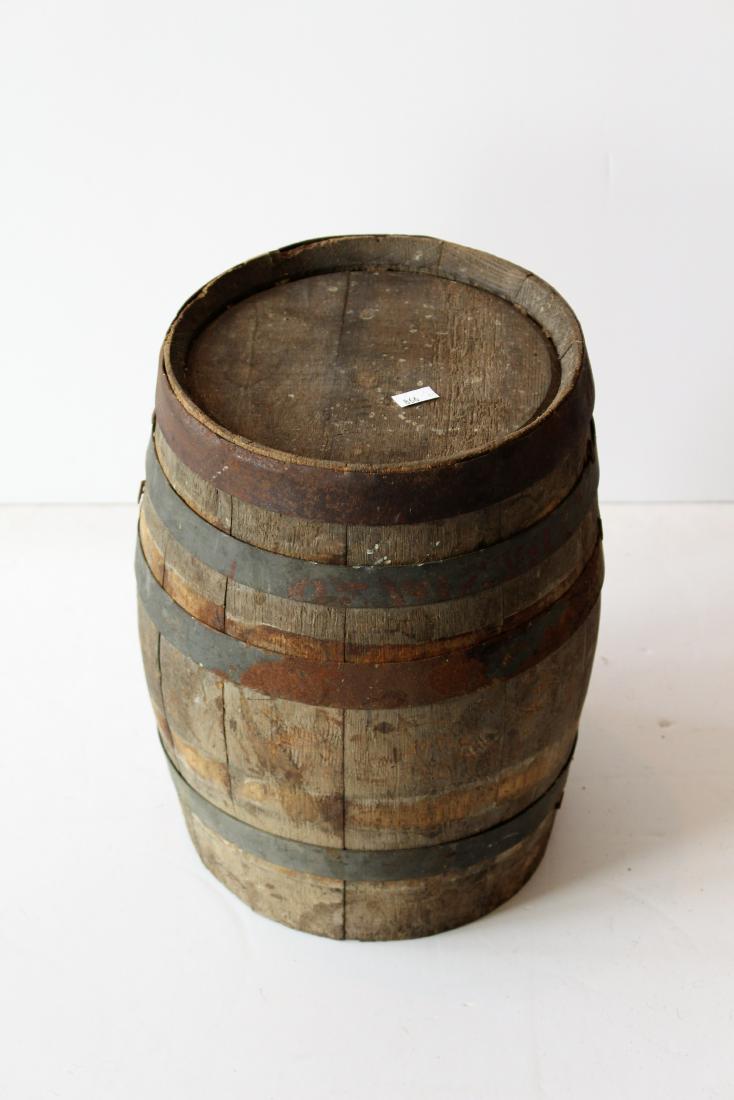 ANTIQUE WOODEN POWDER KEG