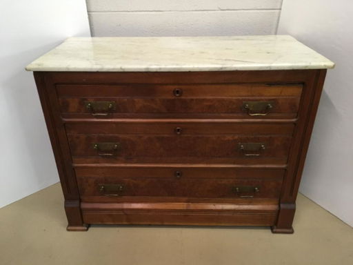 Antique Marble Top Walnut Dresser Chest Dec 01 2018 Hampton