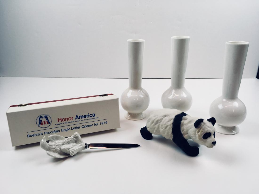 FIVE BOEHM PORCELAIN DECORATIVES (1 of 13)