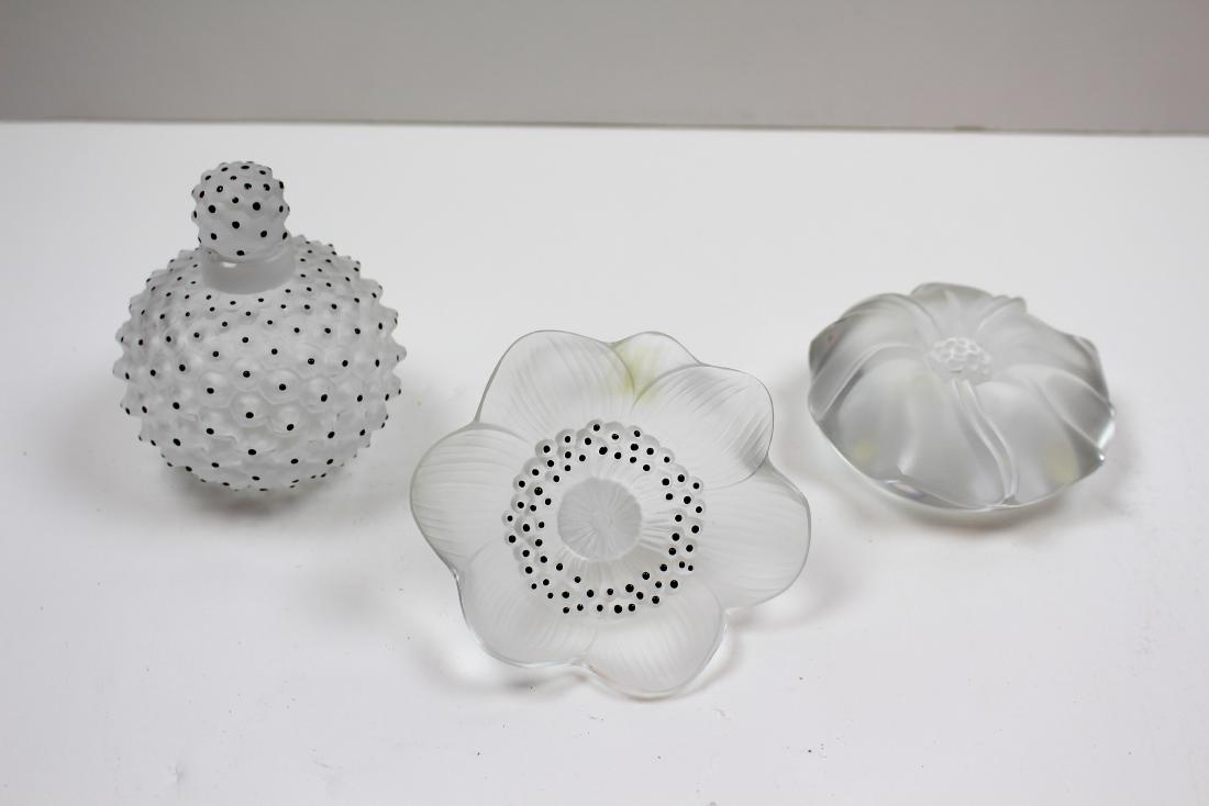 THREE PCS OF LALIQUE CRYSTAL (1 of 8)