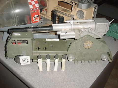 Artillery Transport Truck with Large trailer Mount: Artillery Transport Truck with Large trailer Mounted Gun and Shells