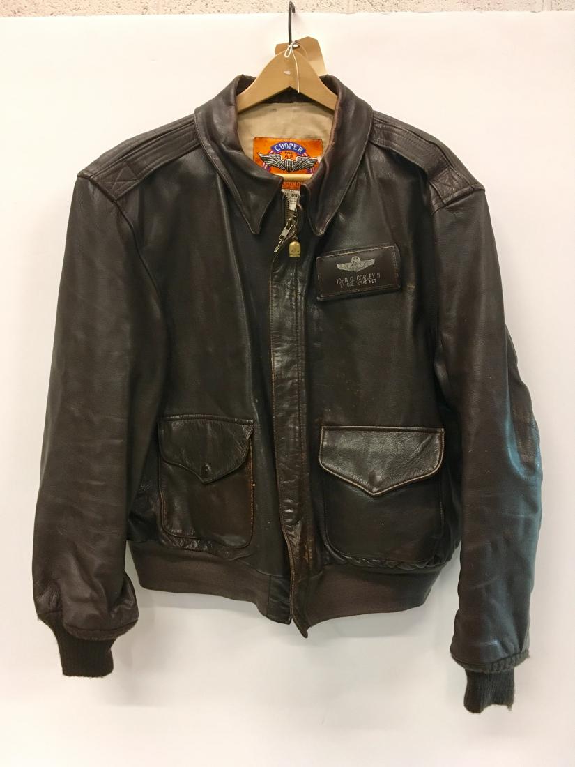 LEATHER USAF LEATHER BOMBER FLIGHT JACKET (1 of 12)