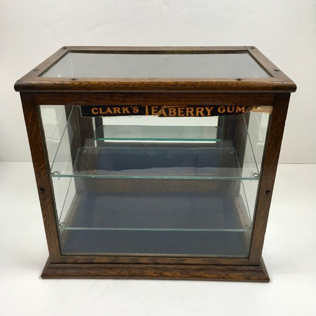 VINTAGE OAK GENERAL STORE TABLE TOP DISPLAY (1 of 10)