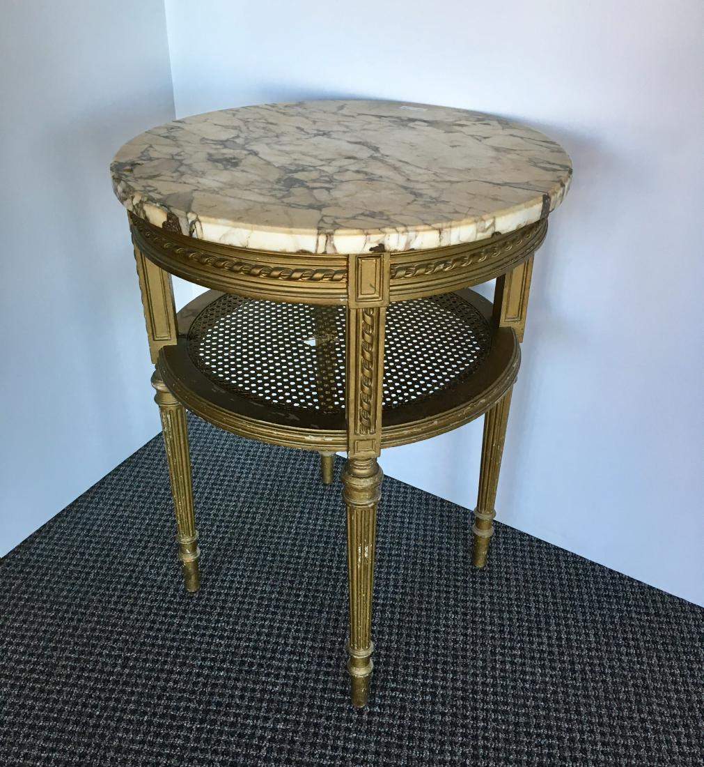 FRENCH STYLE ROUND SIDE TABLE (1 of 7)