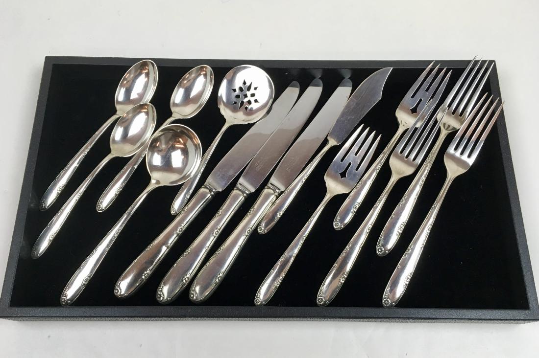 14 PCS OF "MADEIRA" STERLING FLATWARE BY TOWLE (1 of 8)