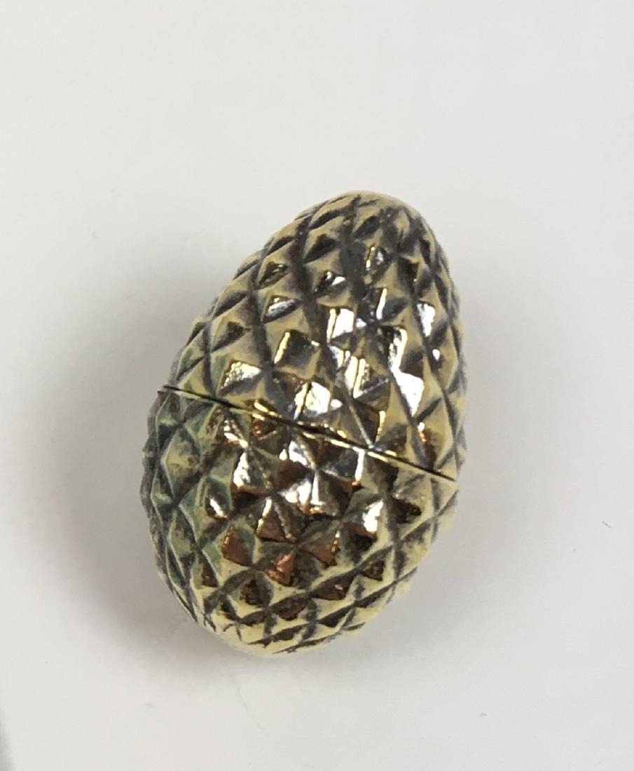 VINTAGE TIFFANY & CO VERMEIL PINE CONE PILL BOX (1 of 8)