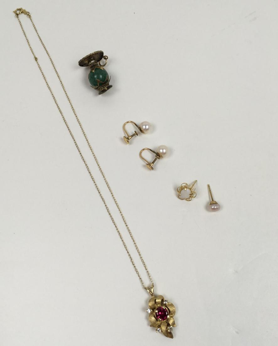SIX PCS OF JEWELRY (1 of 11)