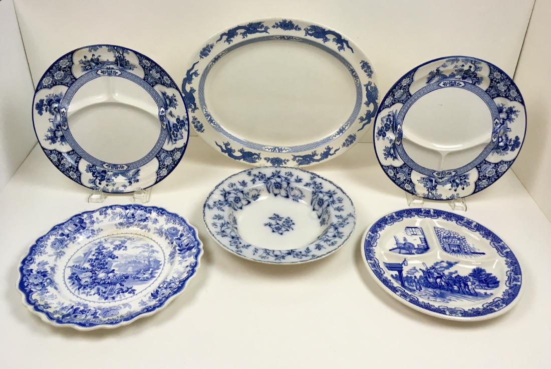 ANTIQUE BLUE AND WHITE CHINA (1 of 12)