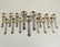 13 PCS OF WHITING "LOUIS XV" STERLING FLATWARE