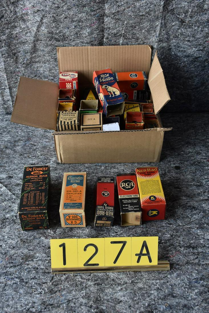 Group of Old Radio Tubes: Group of Old Radio Tubes