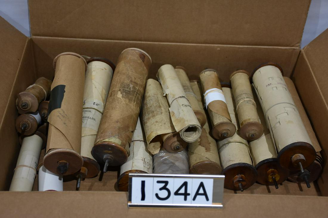 23 Paper rolls for roller organs: Various sizes