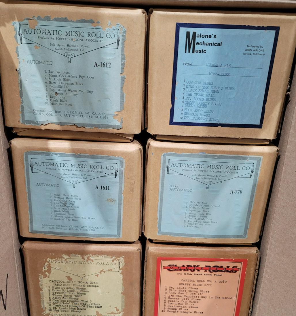 6 "O" Nickelodeon or Orchestrion Rolls: 6 "O" Nickelodeon or Orchestrion Rolls