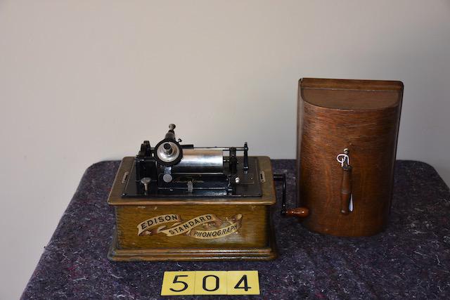 Edison Standard. C reproducer.: Has crank and cover. SN-S147710