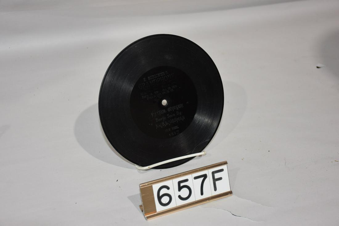 Berliner 7" disc records: 469Z. Patrol Conique, Banjo Solo