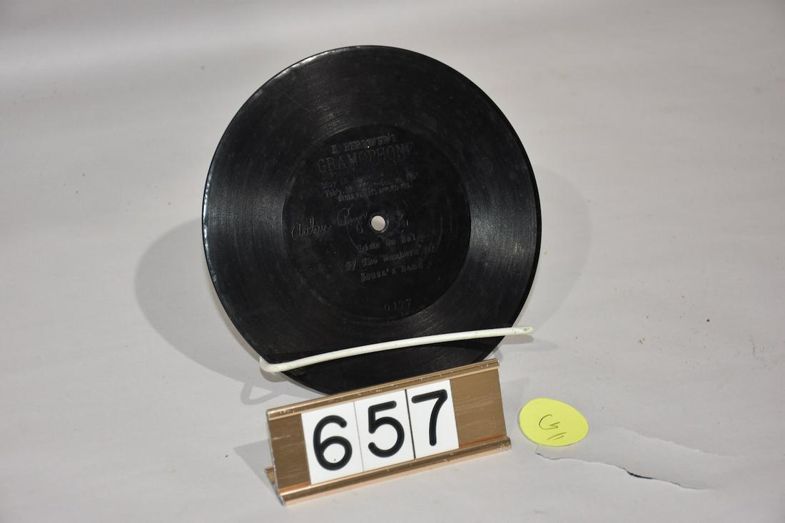 Berliner 7" disc records: 0177. Lion du Bal