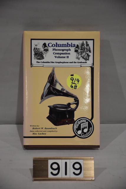 Columbia Phonograph Companion Volume II, on disc: Columbia Phonograph Companion Volume II, on disc machines