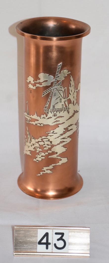 Large Heintz Art Metal vase. (1 of 1)