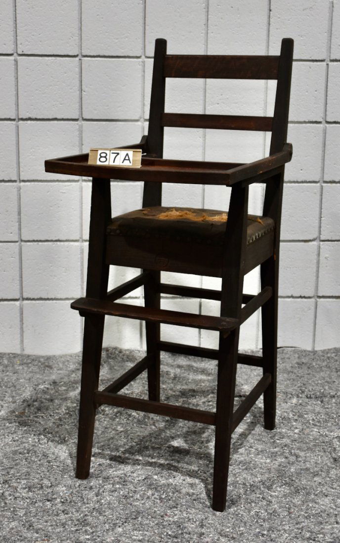 Rare Roycroft Highchair with tray (1 of 5)