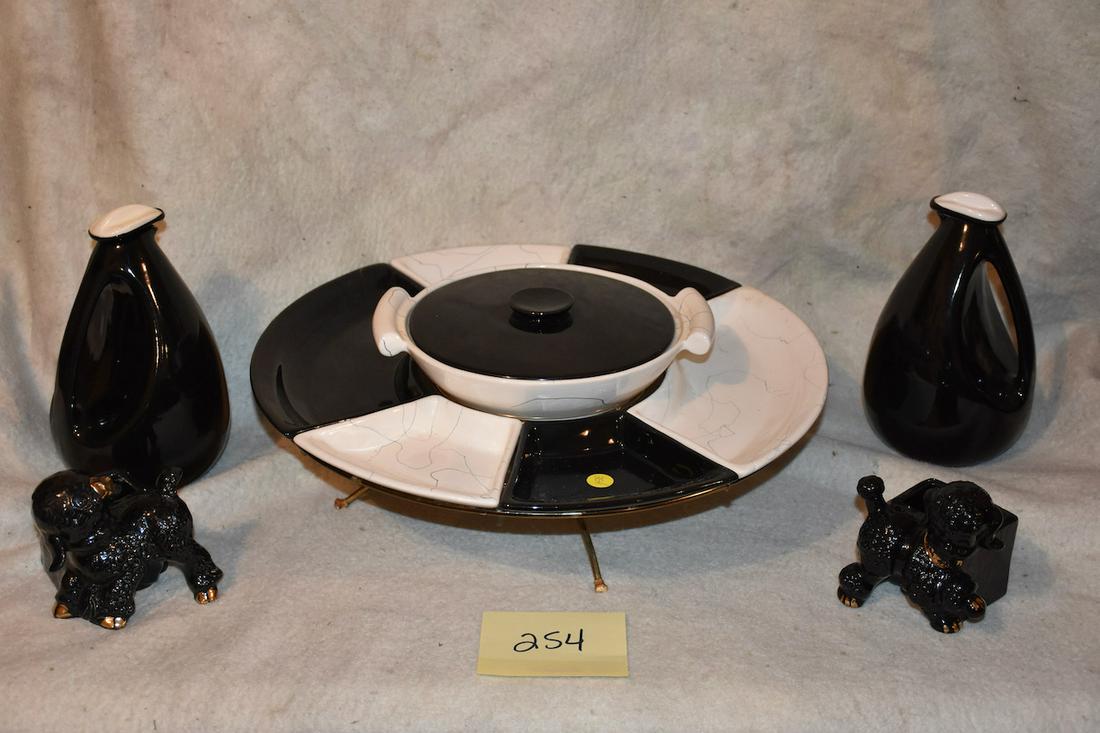 Shawnee Black Lazy Susan, etc. (1 of 1)