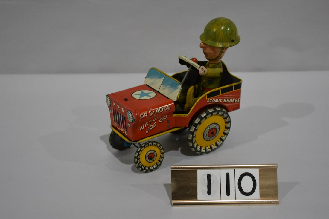 G.I. Joe Jouncing Jeep Tin Wind-up (1 of 2)