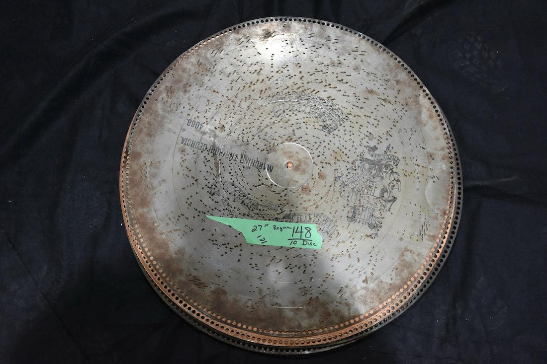 Regina 27" Music Box Discs (1 of 1)