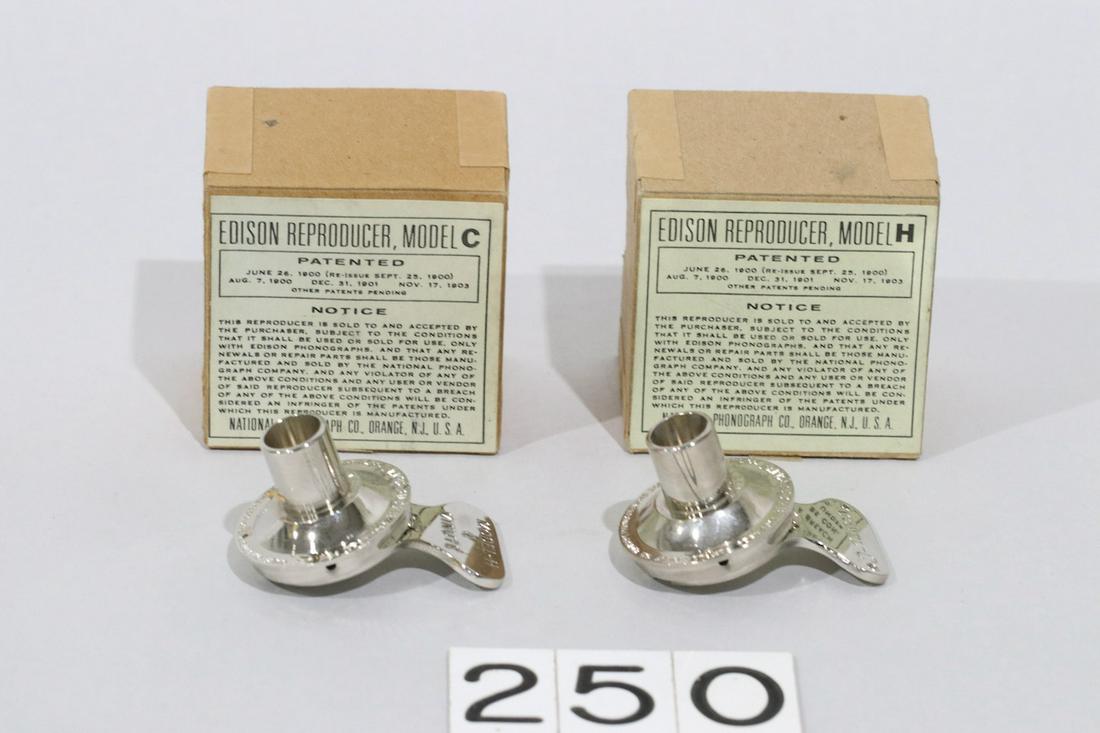 Edison C & H reproducers (1 of 2)