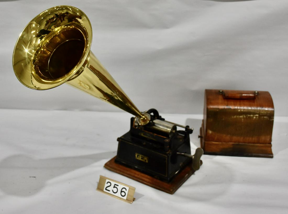 Edison Gem, Model A, Branded Phonograph (1 of 3)