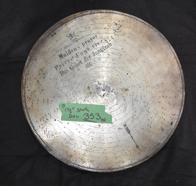 Stella 17-1/4" Music Box Discs (1 of 1)