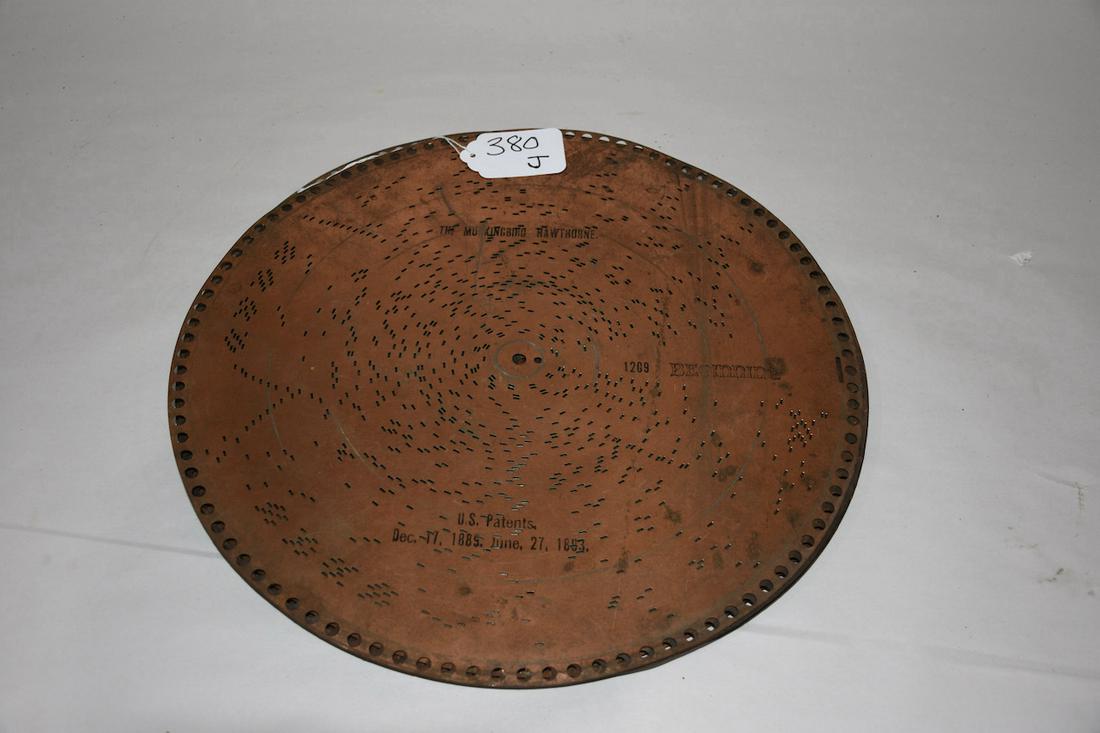 7 Polyphon 15-1/2  music box discs (1 of 1)