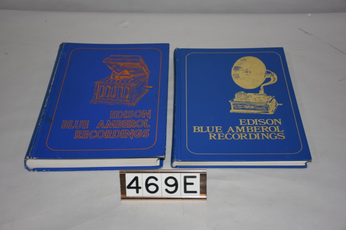 Hardbound Books on Edison Blue Amberol Recordings (1 of 1)
