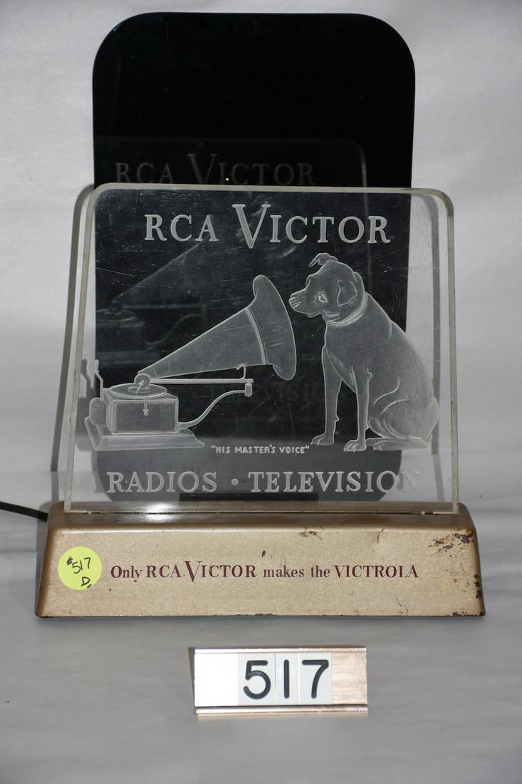 RCA Victor Lighted Dealer Sign, (1 of 1)