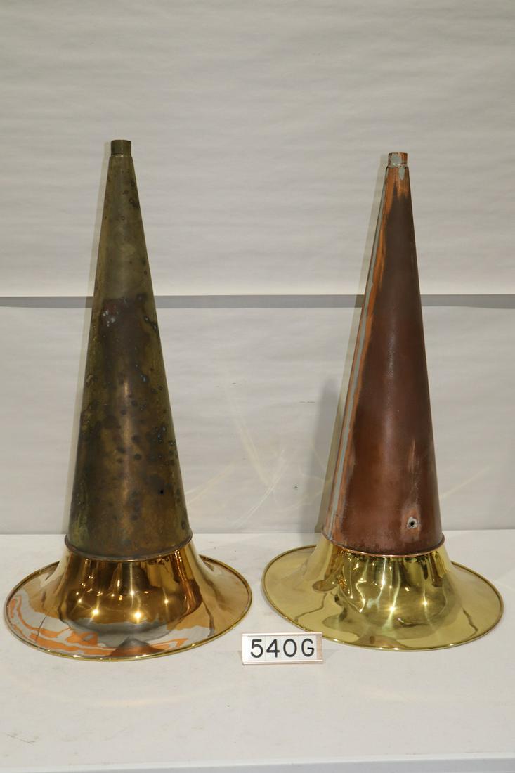 Pair of Kalamazoo Duplex horns (1 of 1)
