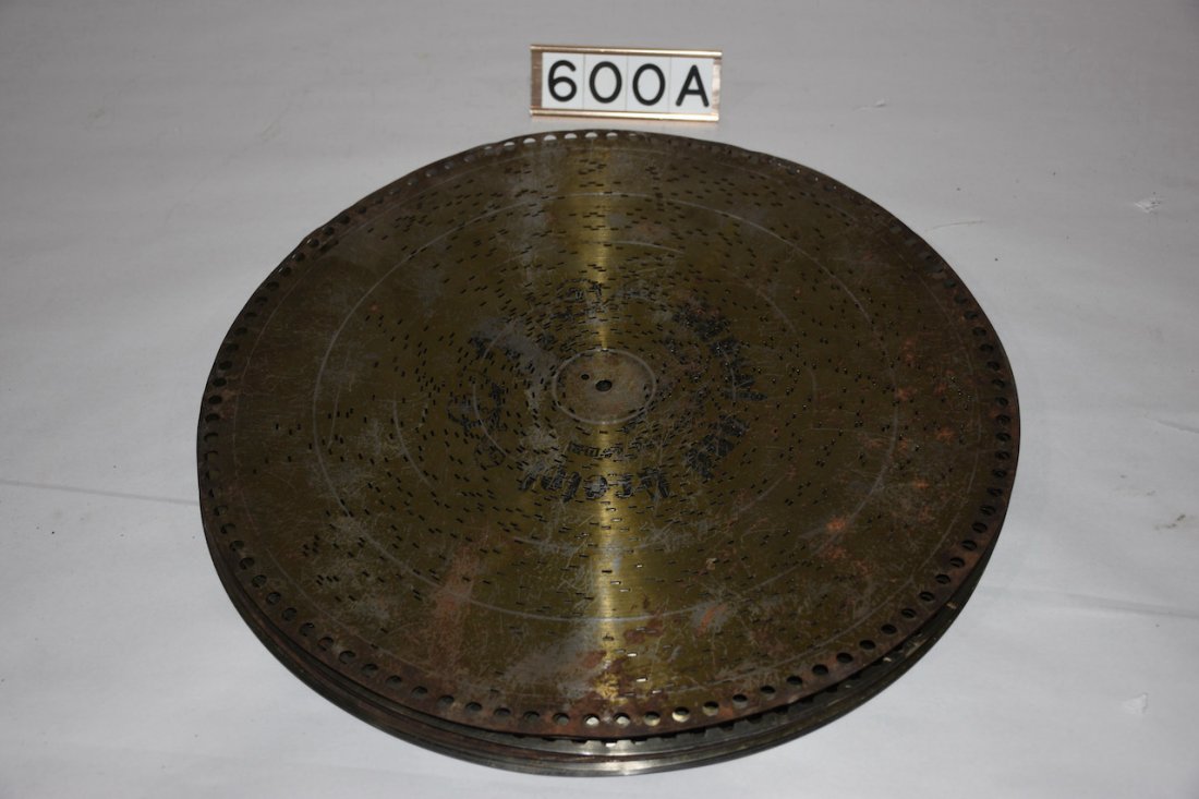 9 Polyphon 15-1/2" music box discs (1 of 1)