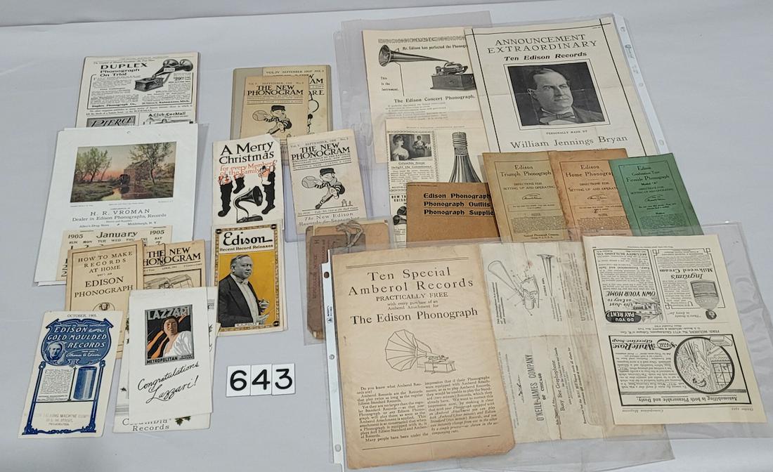 Catalogs, Advertising sheets, etc. (1 of 1)