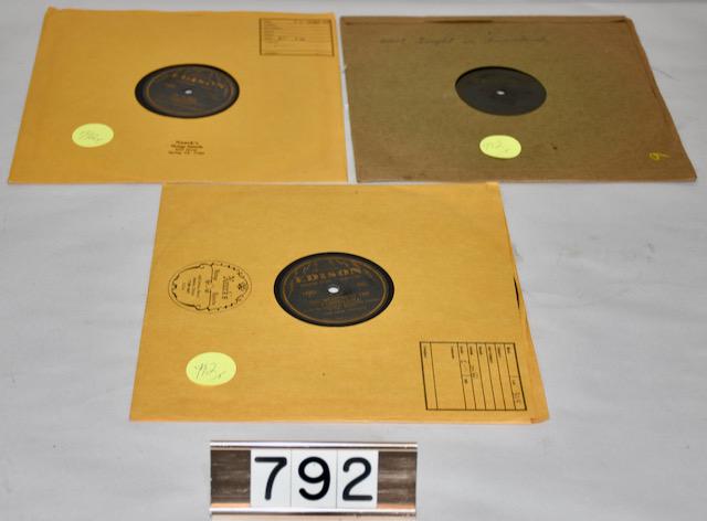 3 Edison Needle Type Electric Recordings (1 of 1)