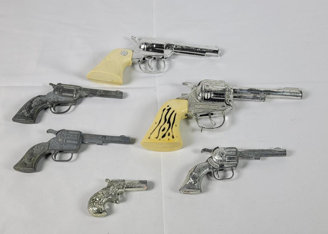 TEX Brand Toy Pistols: Grouping of 6