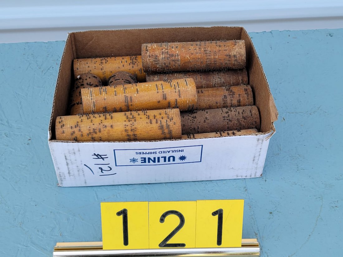 10 Roller Organ Wood Cobs: 10 Roller Organ Wood Cobs