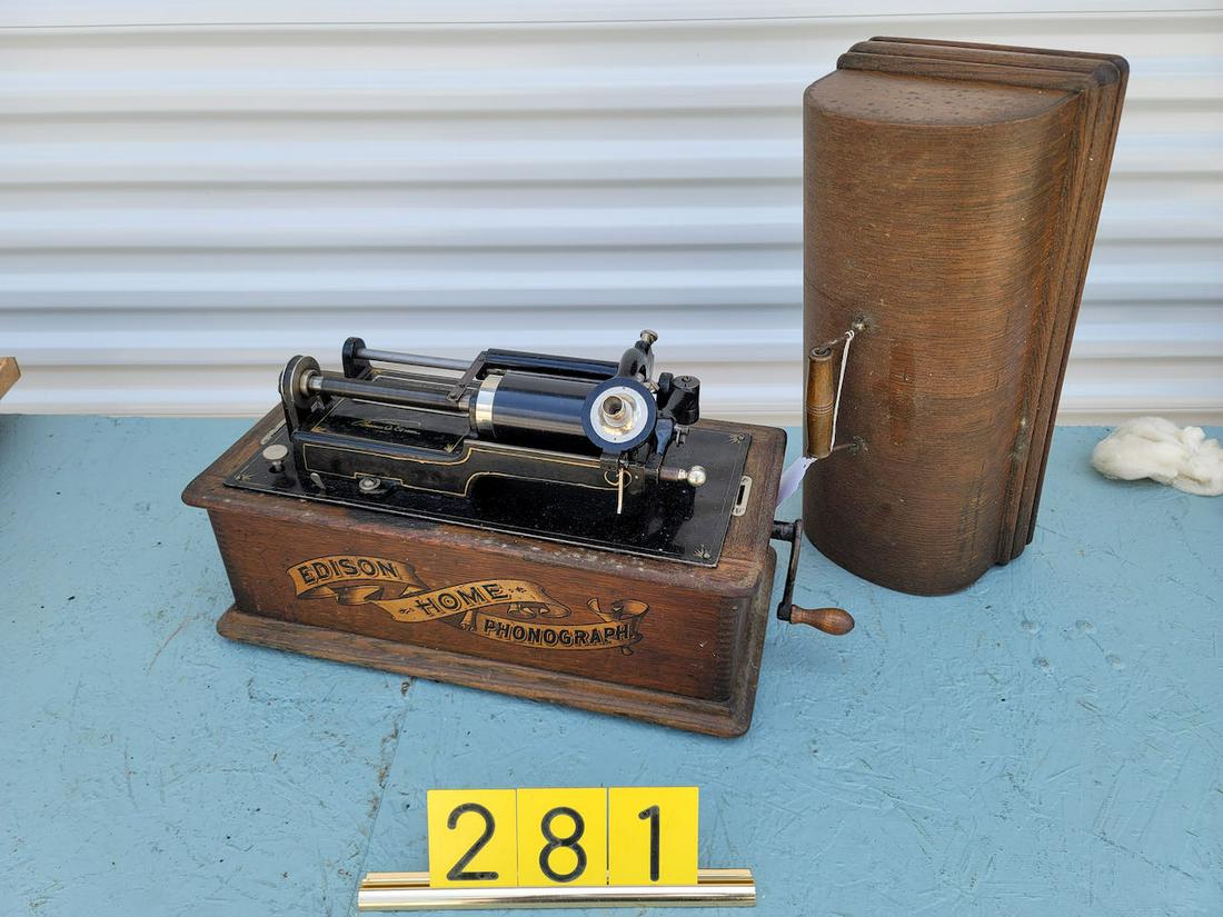 Edison Home Cylinder Phonograph (1 of 1)