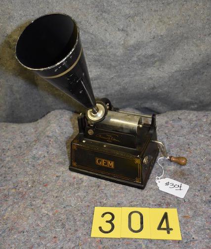 Edison Drip Pan Black Gem Phonograph (1 of 1)