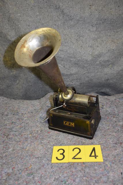 Edison Drip Pan Black Gem Phonograph (1 of 1)