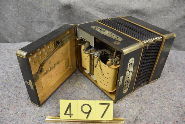 Tanzbar Paper Roll Organ/Accordian: Plays a 4-1/2" Paper roll. 5 rolls included