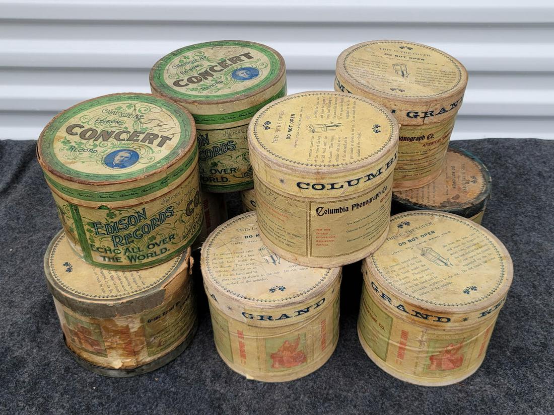 10 Brown Wax 5" cylinder records (1 of 1)